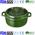 High Capacity 26cm Nonstick Cast Iron French Oven Casserole Dutch Oven BSCI LFGB FDA Approved